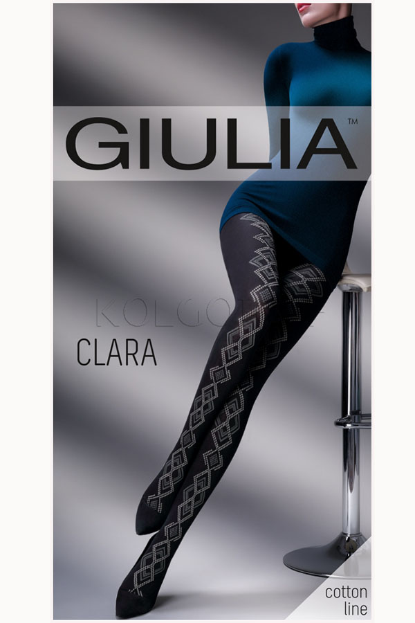 Колготки жіночі з візерунком оптом GIULIA Clara 200 model 2